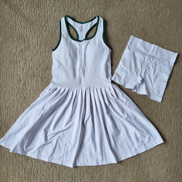 Women’s Tennis Dress w/ Built-In Bra + Separate Shorts – Size XS – NWT - Picture 2 of 13